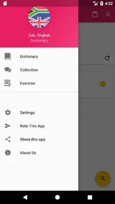 Zulu English Dictionary android App screenshot 5